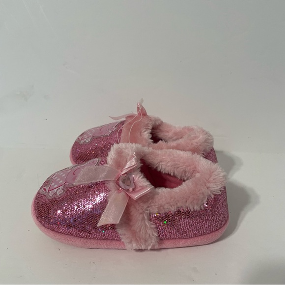 Sparkly Peppa Pig Toddler Slippers, Toddler - Picture 3 of 5